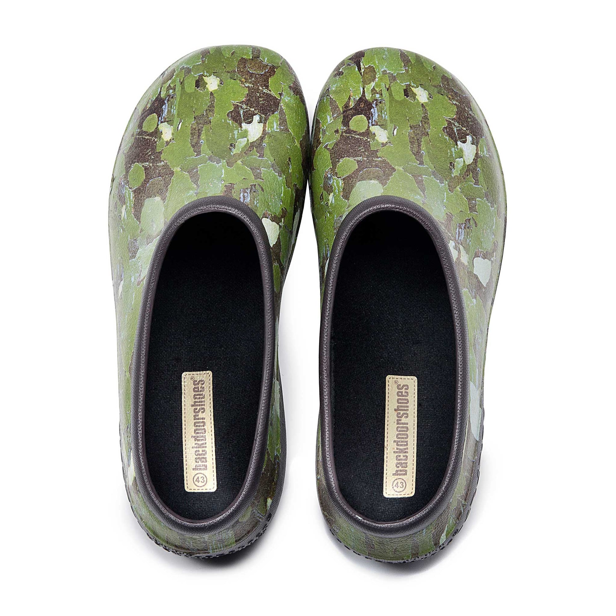 Green Camo Chunky Tread Classic Men's Clogs