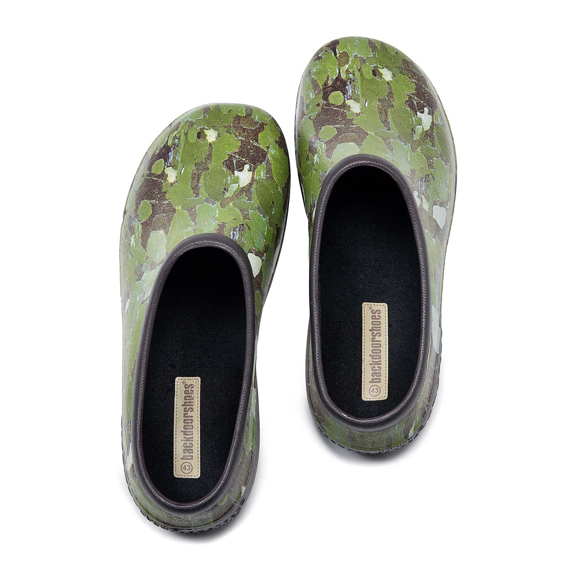 Green Camo Chunky Tread Classic Men's Clogs