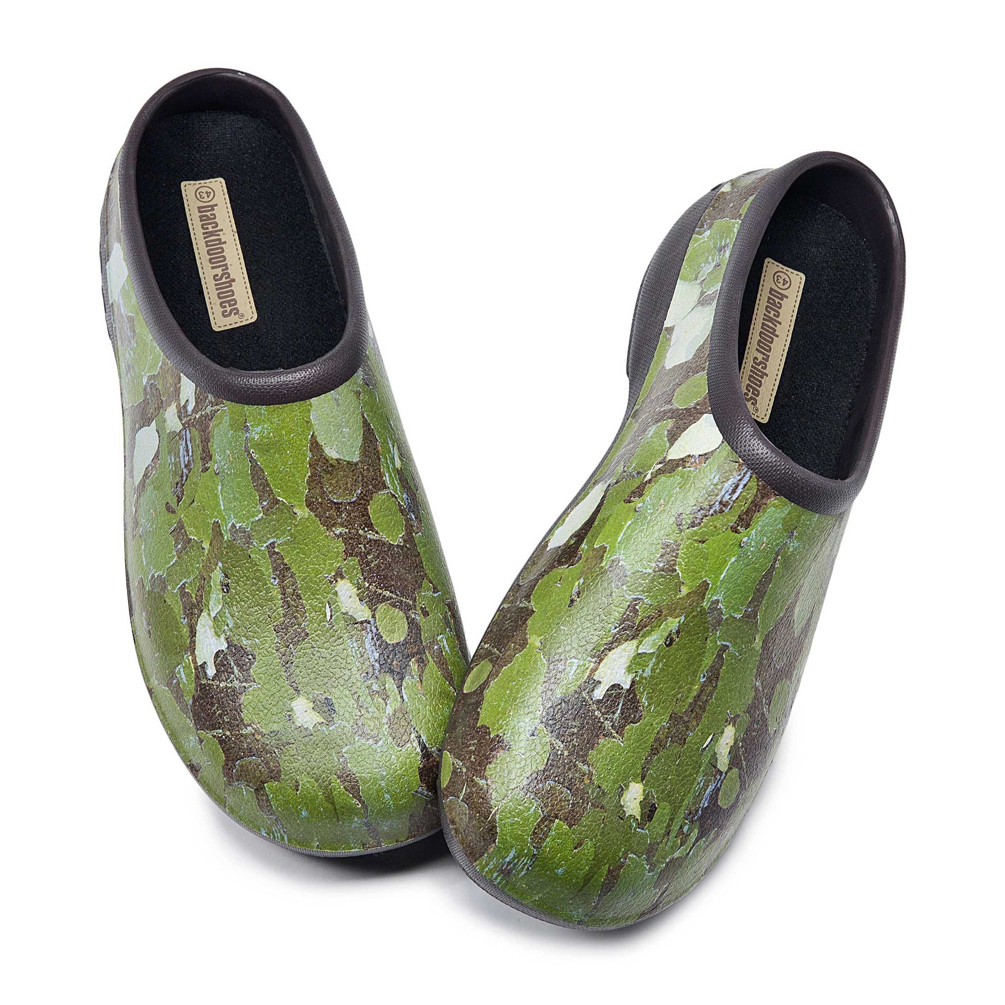 Green Camo Chunky Tread Classic Men's Clogs