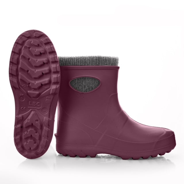 Backdoorshoes - Ultralight Ankle Boot Ladies Burgundy