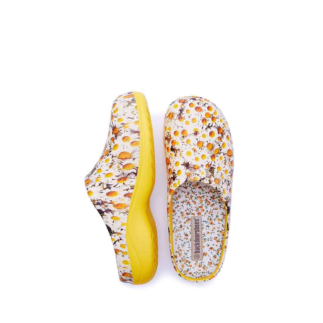 Daisy Lemon Garden Clogs Backdoorshoes® – Backdoorshoes Ltd