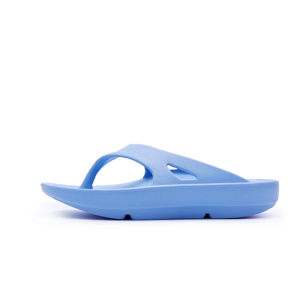 bright Pale blue supersole comfortable recovery flip flops