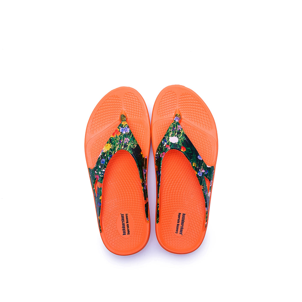 Backdoorshoes - Meadow Orange Recovery Supersole