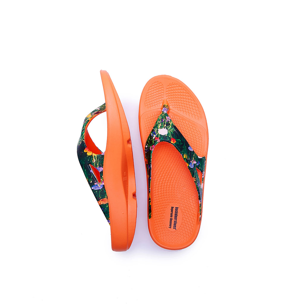 Backdoorshoes - Meadow Orange Recovery Supersole