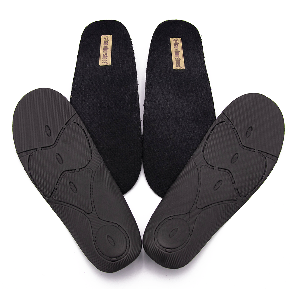 Backdoorshoes - Black Insoles x 2 Pairs