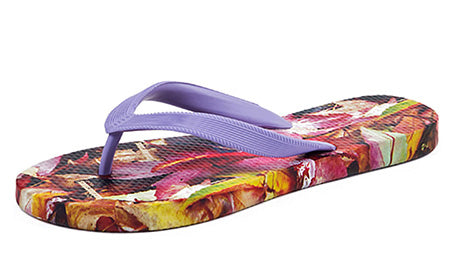 Backdoorshoes - Autumn Leaves Beach Flip Flops