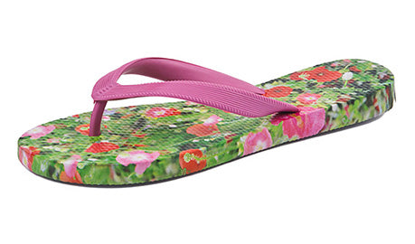 Backdoorshoes - Poppy & Cosmos Beach Flip Flops