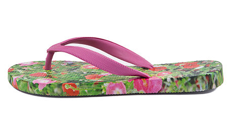 Backdoorshoes - Poppy & Cosmos Beach Flip Flops