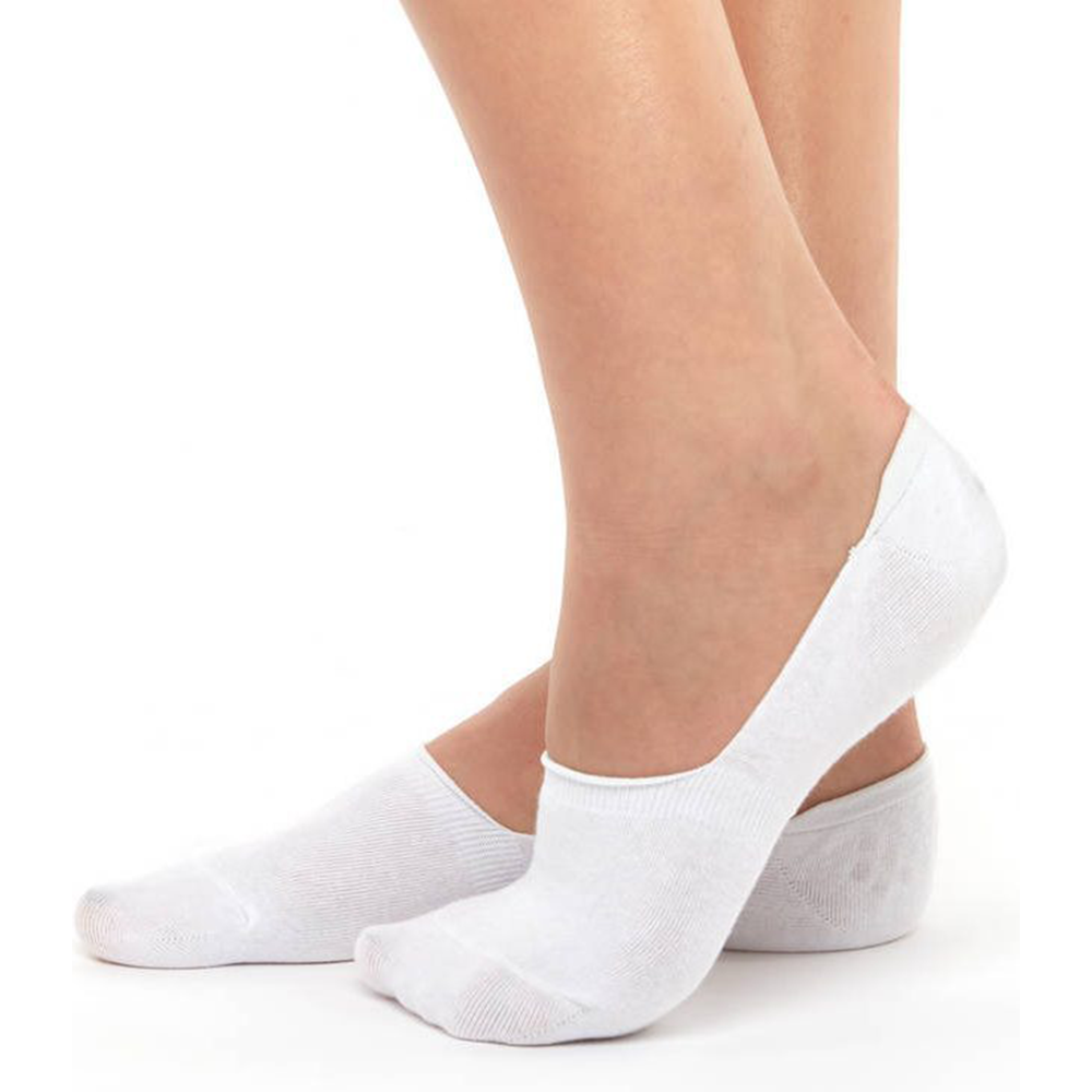 Backdoorshoes - Mixed Bamboo Socks - x 6 Pairs (3 x White, 3 x Black)