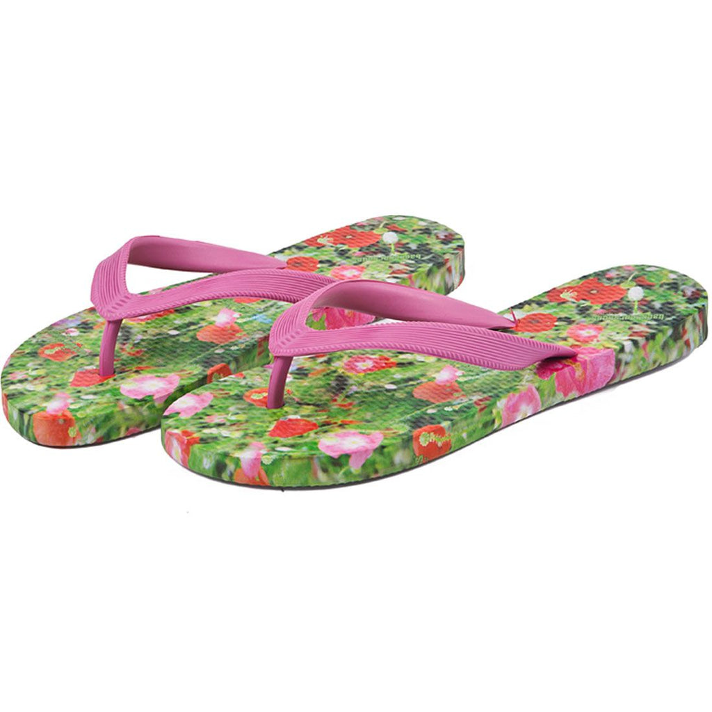 Backdoorshoes - Poppy & Cosmos Beach Flip Flops